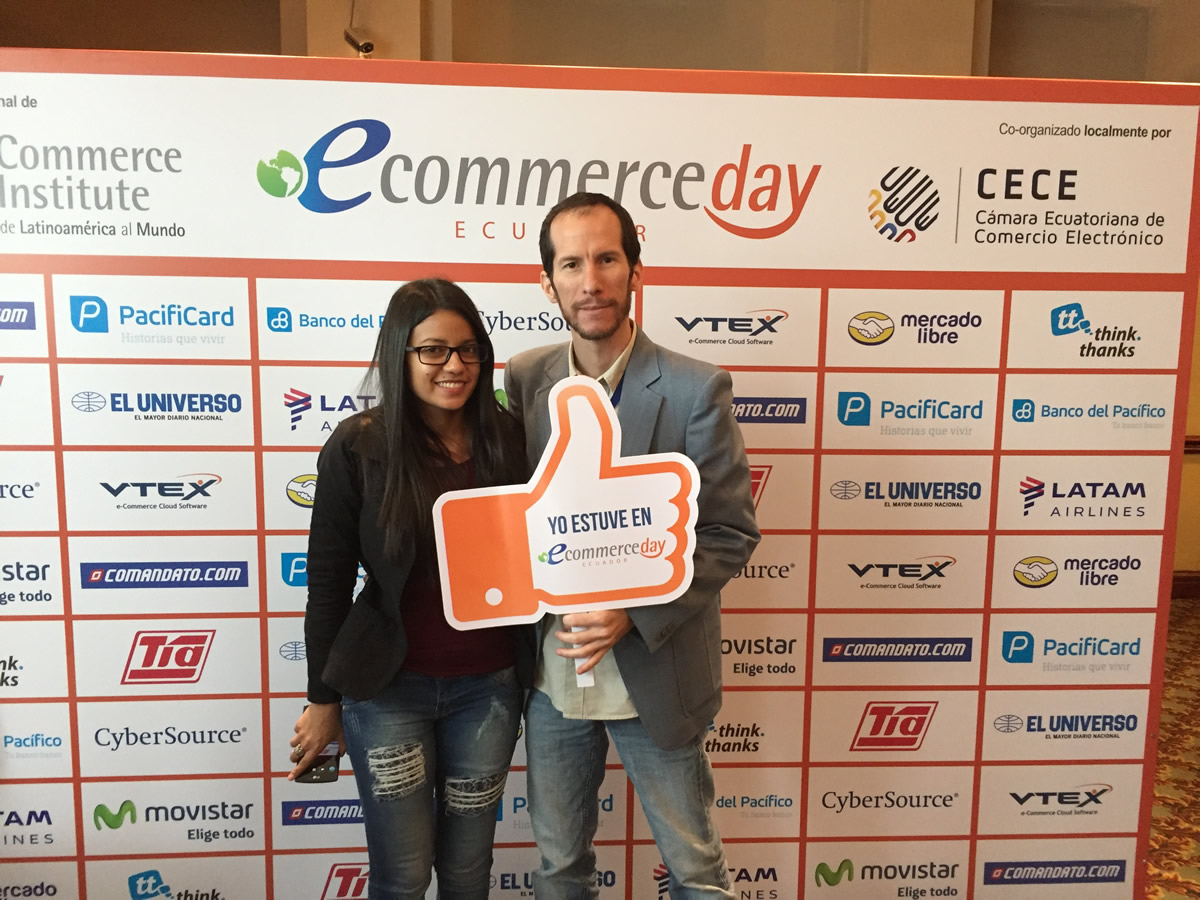 Con Vicky Valverde en el Ecommerce Day Ecuador 2016