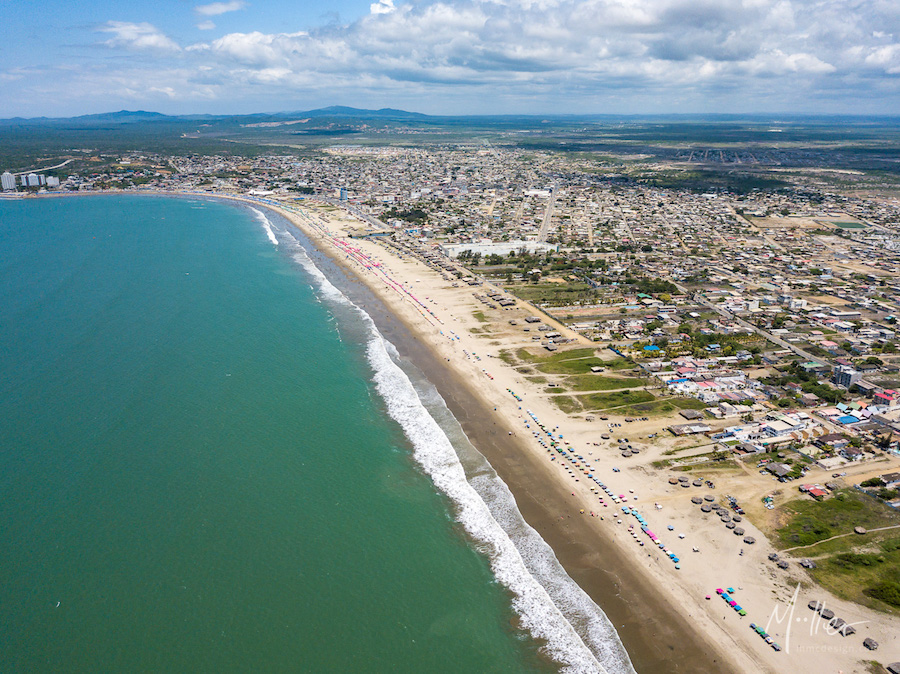 playas general villamil dron fotografia michael muller cardenas aerea ecuador